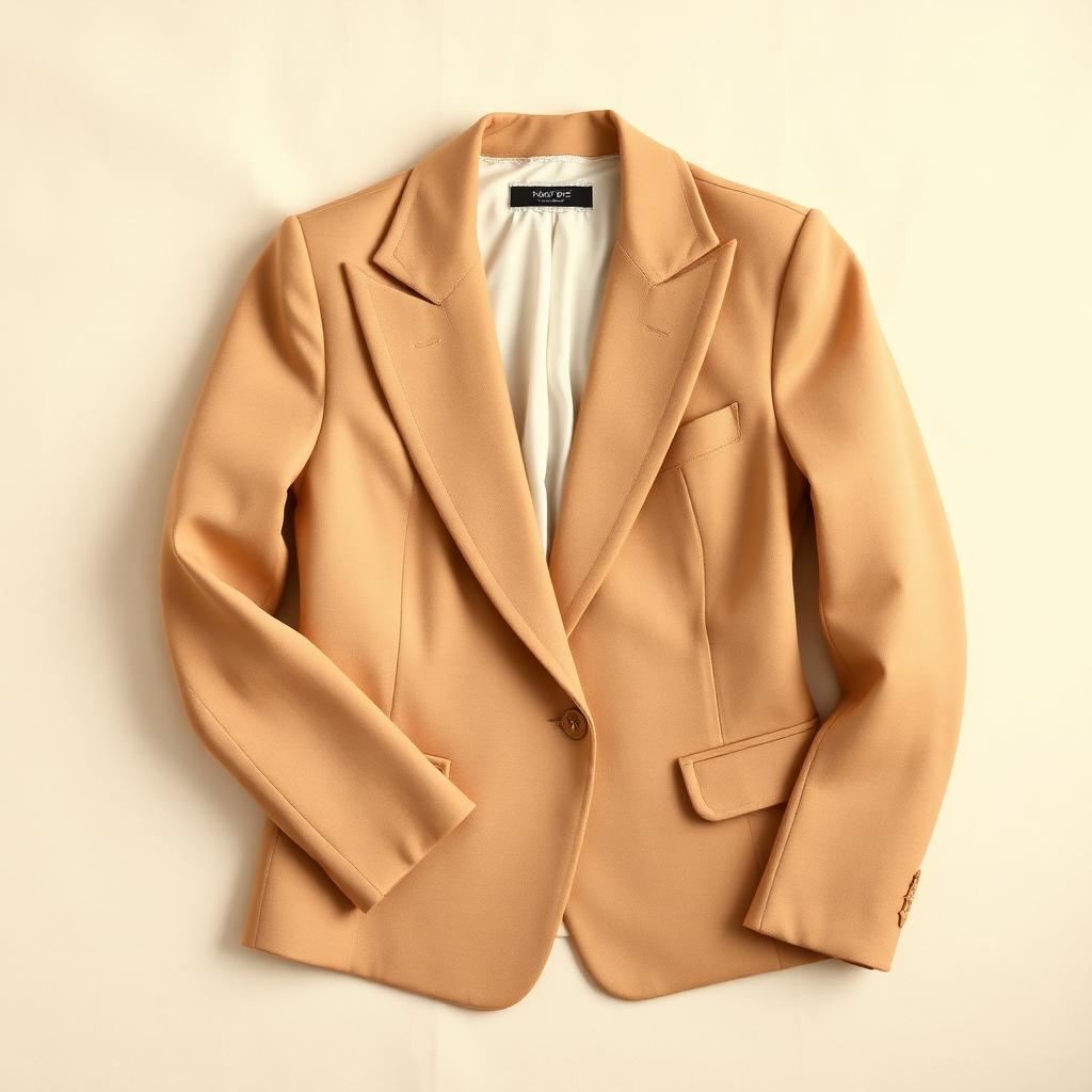 Camel Tailored Blazer